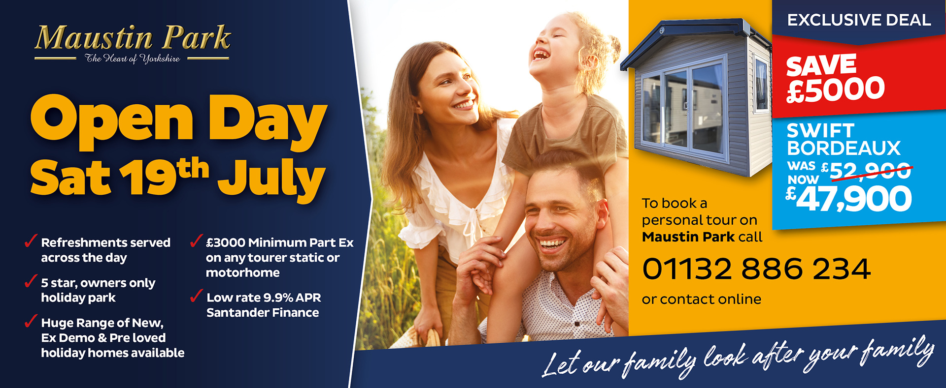 Open day event, 19th July.