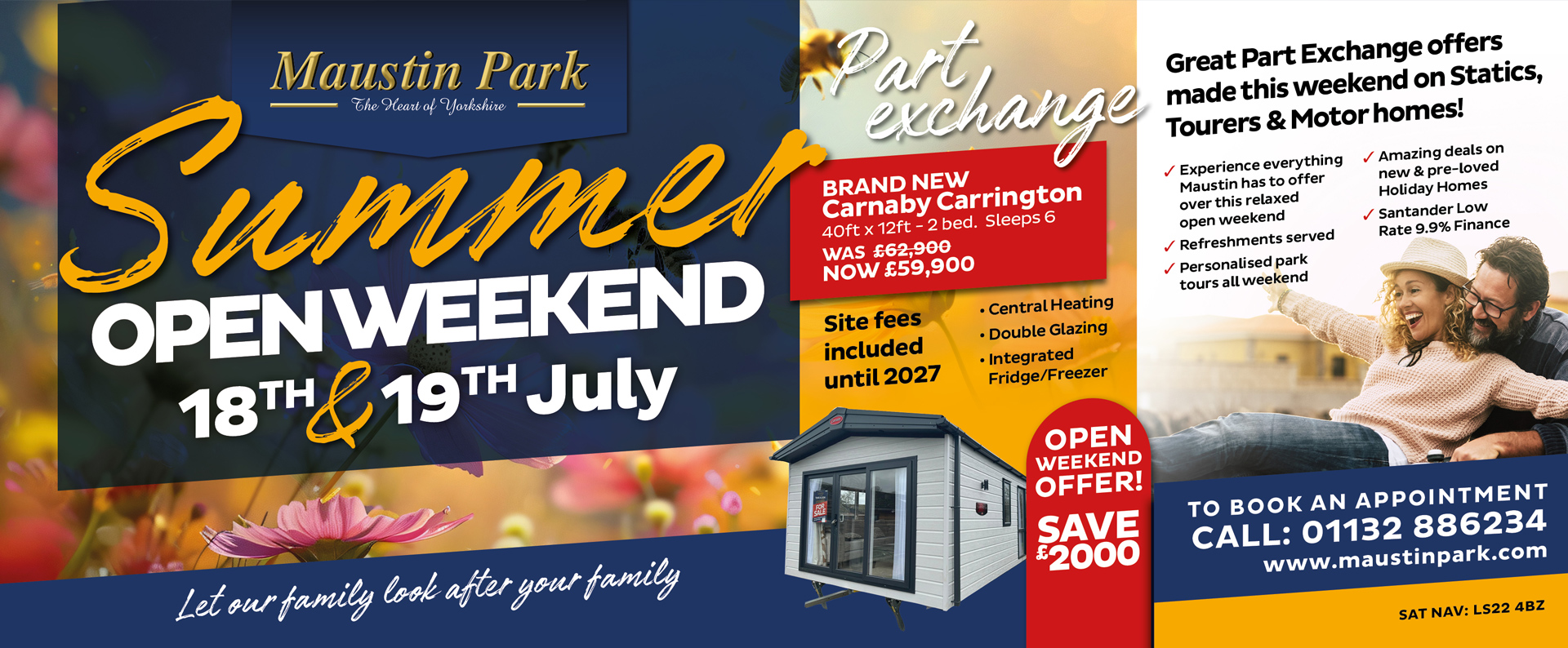 Maustin Yorkshire Caravan Park Summer Open Weekend 18th and 19th July